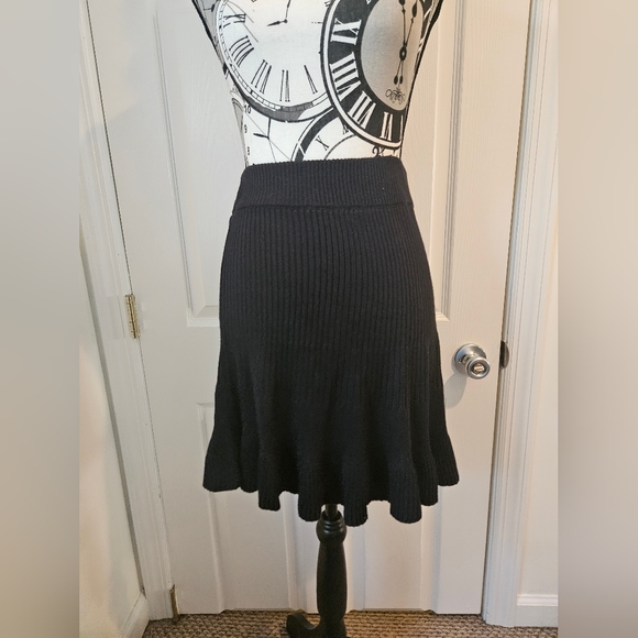 🔥NWT free people ribbed sweater skirt black size small - Picture 4 of 10